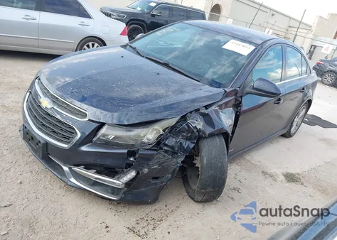 2015 Chevrolet Cruze 2Lt Auto из США, поврежденный, VIN 1G1PE5SB6F7120924